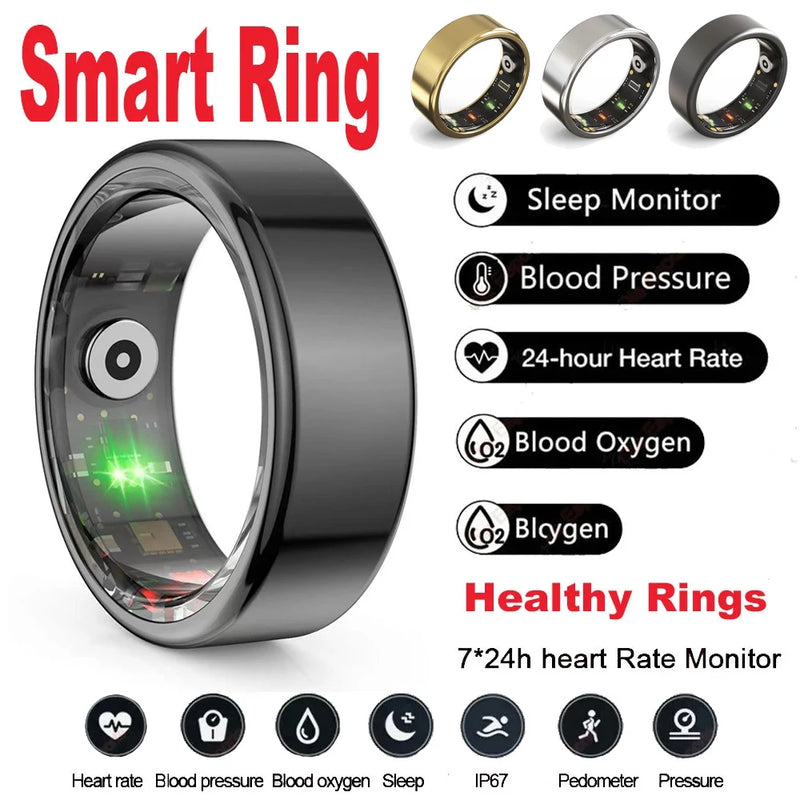 Anel de Monitoramento Inteligente de Titâneo Smart Ring